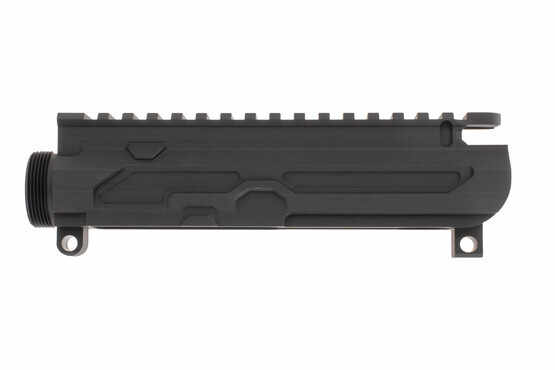 17 Design AR-15 Stripped Billet Upper Receiver has a black hardcoat anodized finish